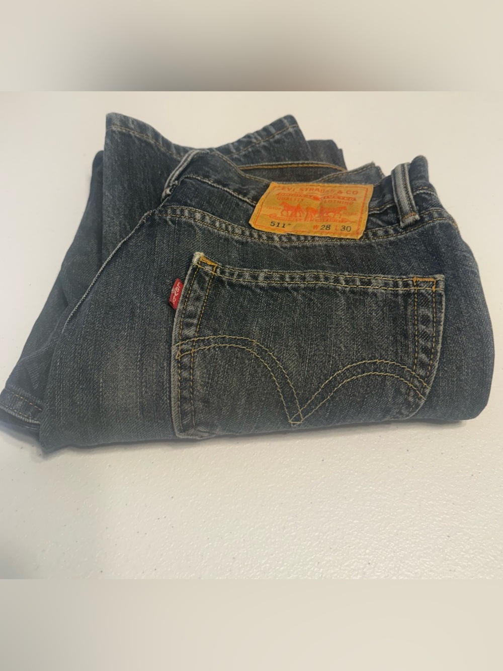 Levi's Men's Dark Indigo Straight Jeans